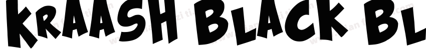 Kraash Black Black字体转换
